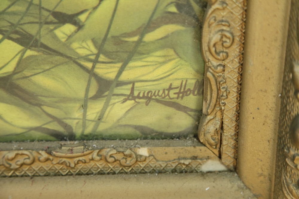 Collection of Antique Frames and Lithographs