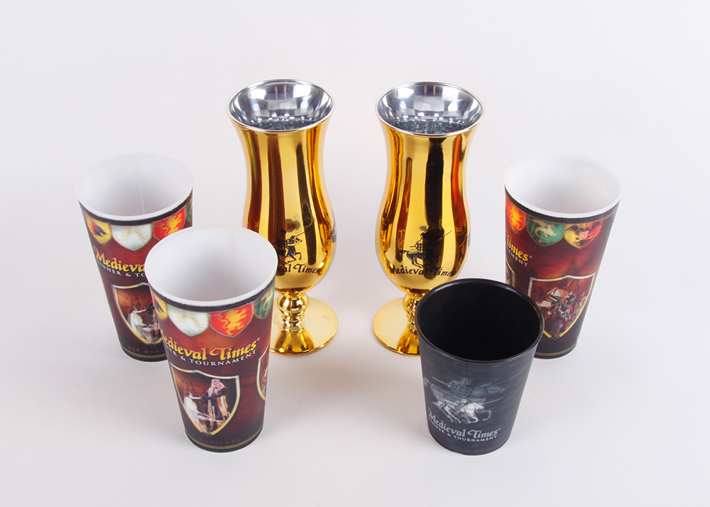 Commemorative Cups from Medieval Times Dinner and Tournament