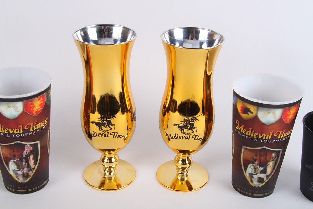 Commemorative Cups from Medieval Times Dinner and Tournament