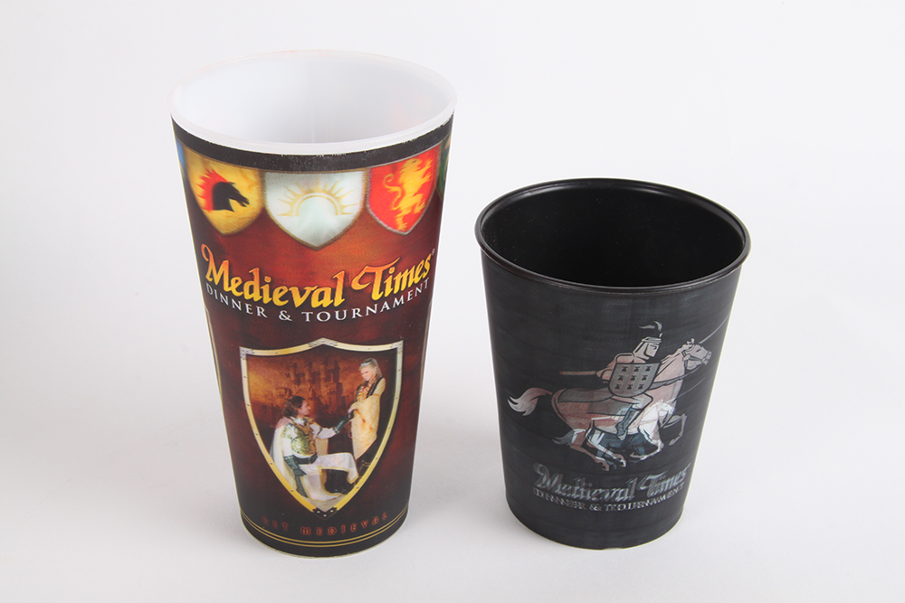Commemorative Cups from Medieval Times Dinner and Tournament