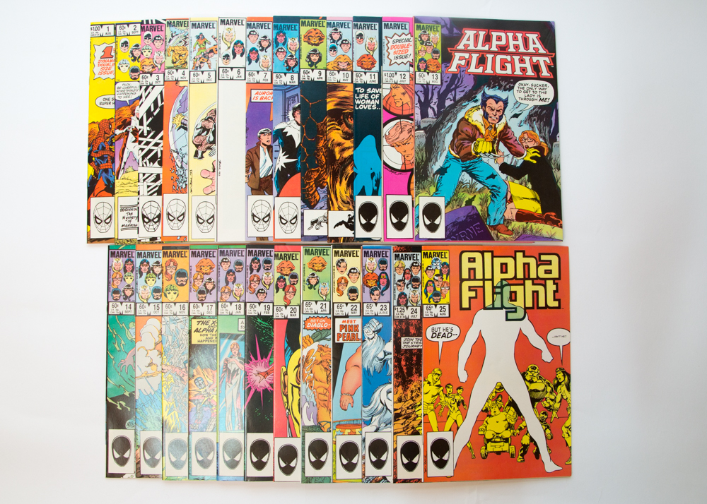 Marvel Alpha Flight Volume 1 Issues 1-25