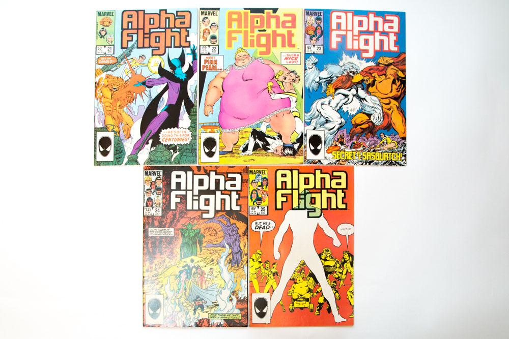 Marvel Alpha Flight Volume 1 Issues 1-25