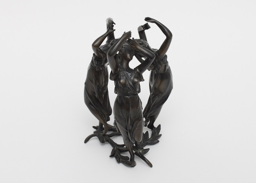 Bronze Sculpture of Three Dancing Ladies