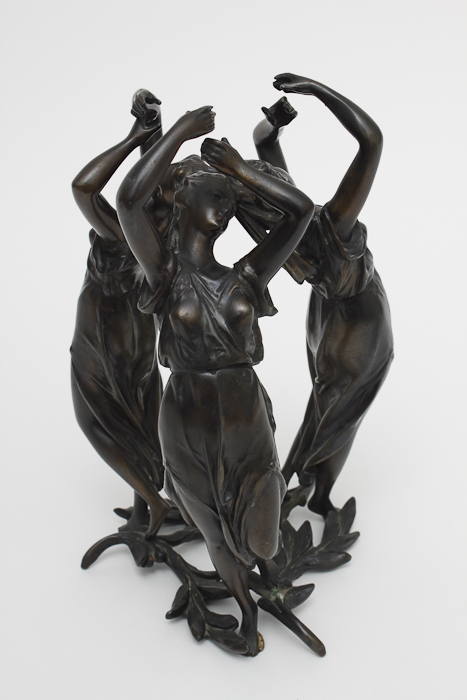 Bronze Sculpture of Three Dancing Ladies