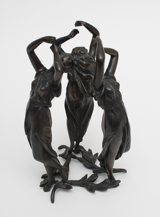 Bronze Sculpture of Three Dancing Ladies
