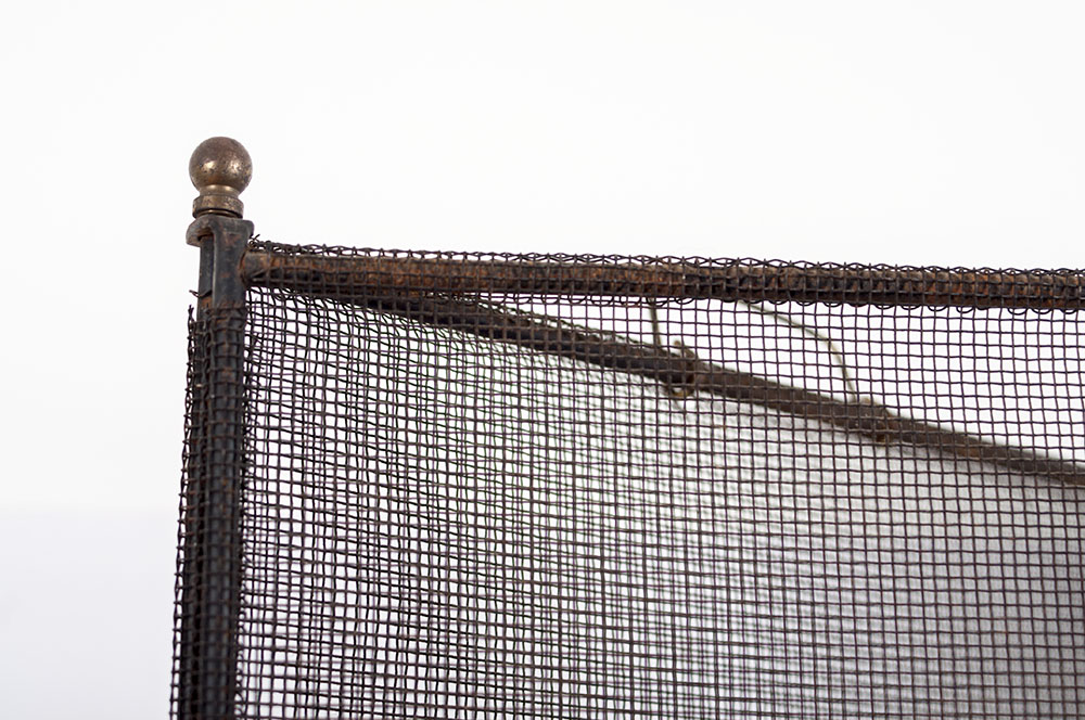 Antique Iron Fireplace Set