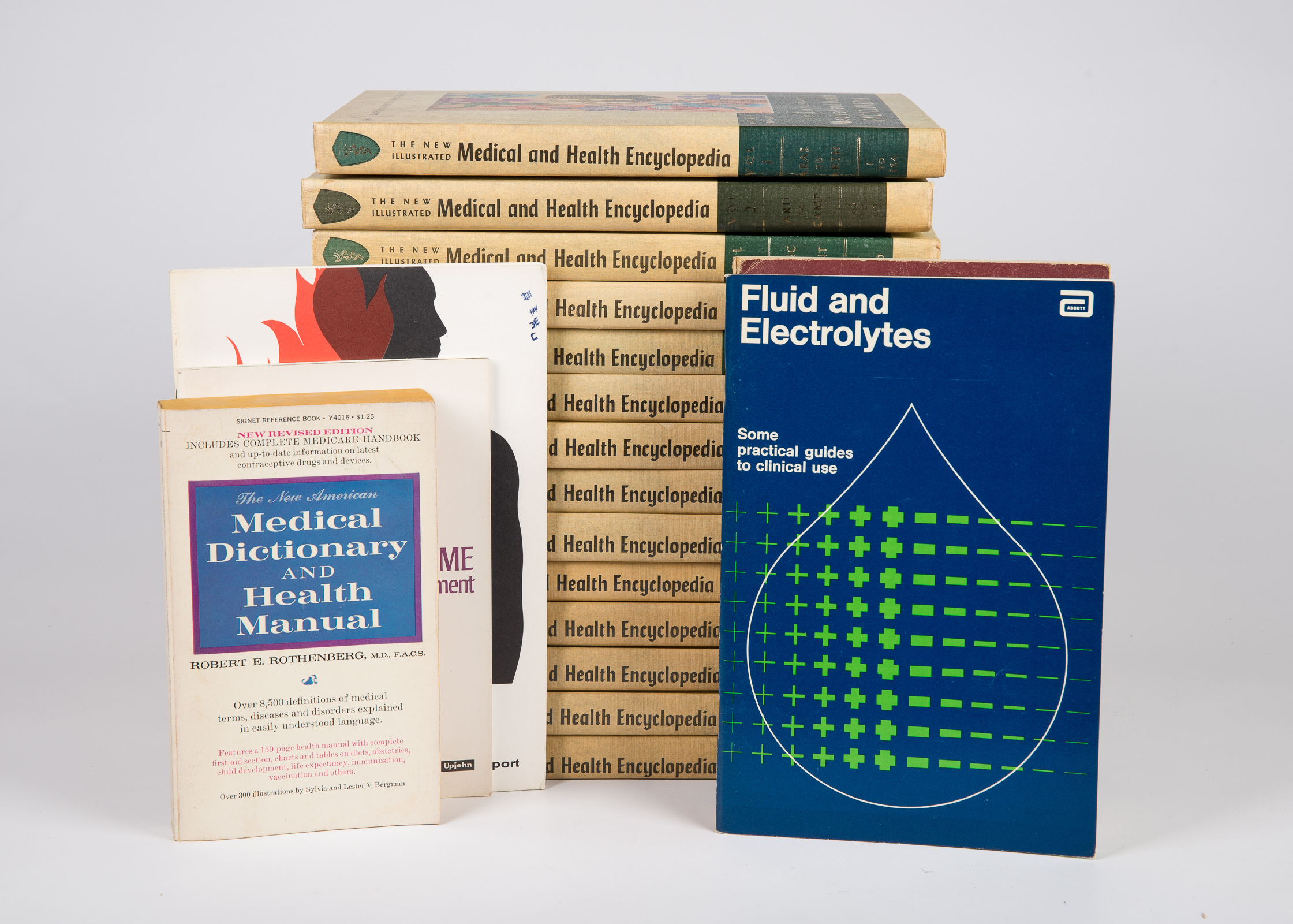 Collection of Vintage Medical Books