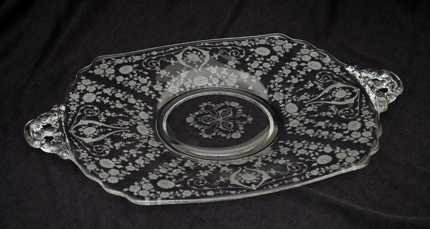 Vintage Pressed and Etched Glassware