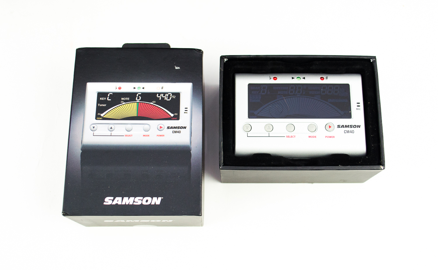 Vintage Peavey Amplifier and Samson Tuner