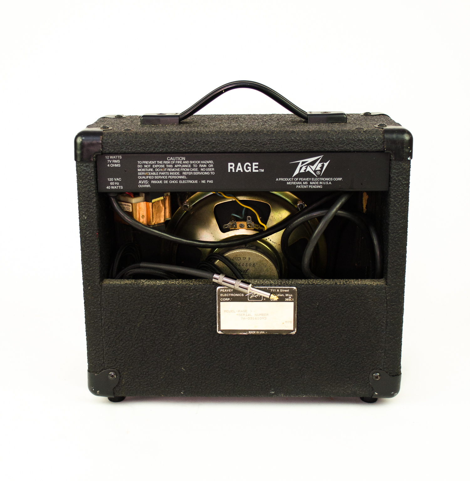 Vintage Peavey Amplifier and Samson Tuner