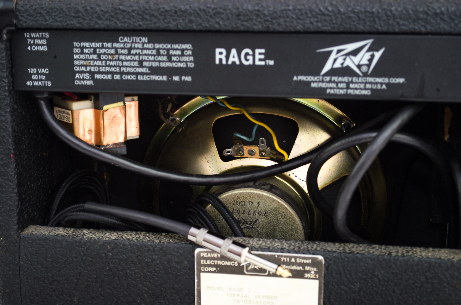 Vintage Peavey Amplifier and Samson Tuner