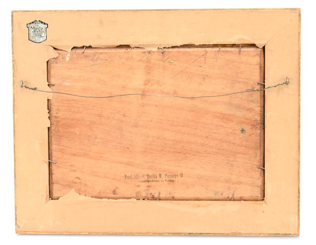 Early 20th Century Oil Painting of Odalisque