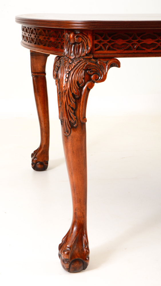 Chippendale Style Dining Table and Bombay Chairs