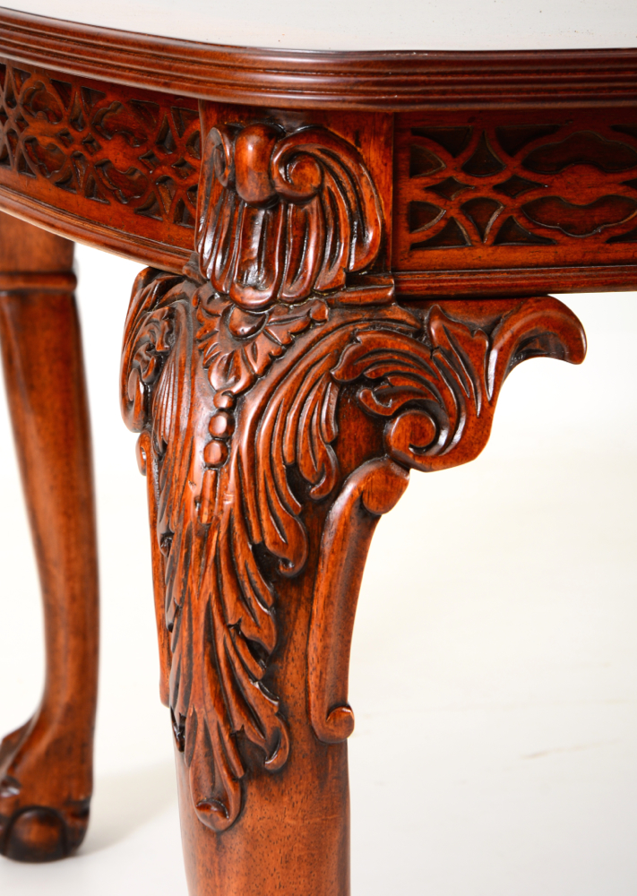 Chippendale Style Dining Table and Bombay Chairs