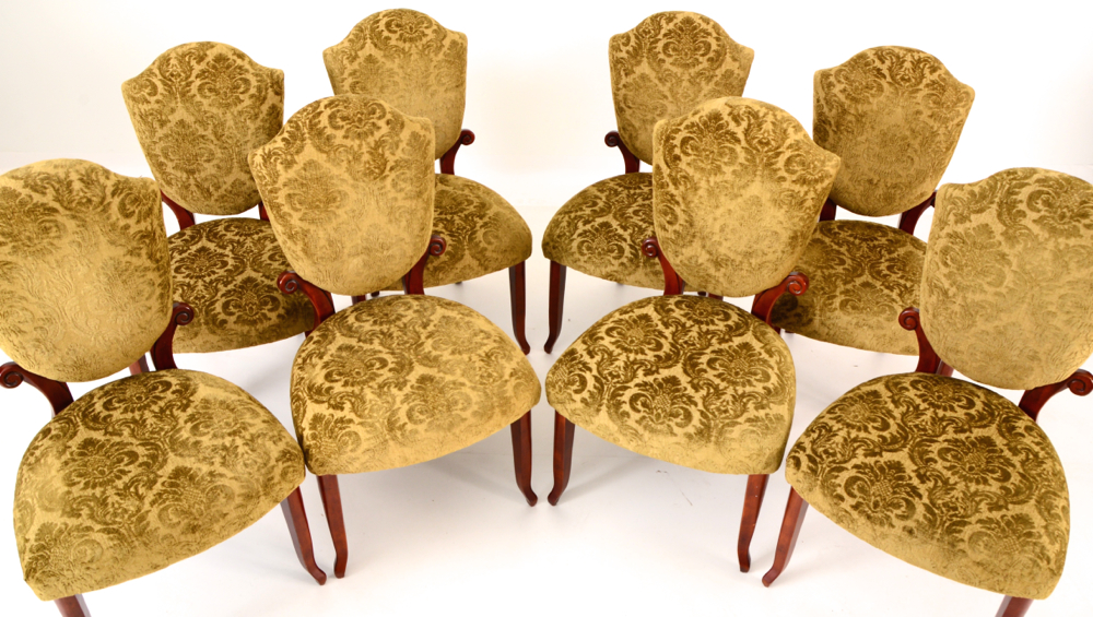 Chippendale Style Dining Table and Bombay Chairs