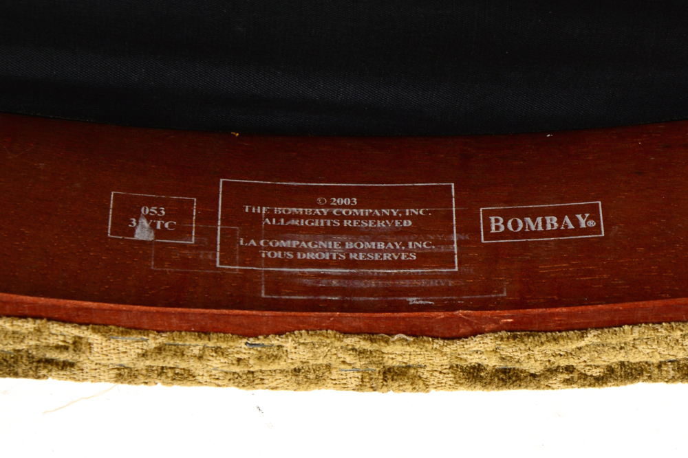 Chippendale Style Dining Table and Bombay Chairs