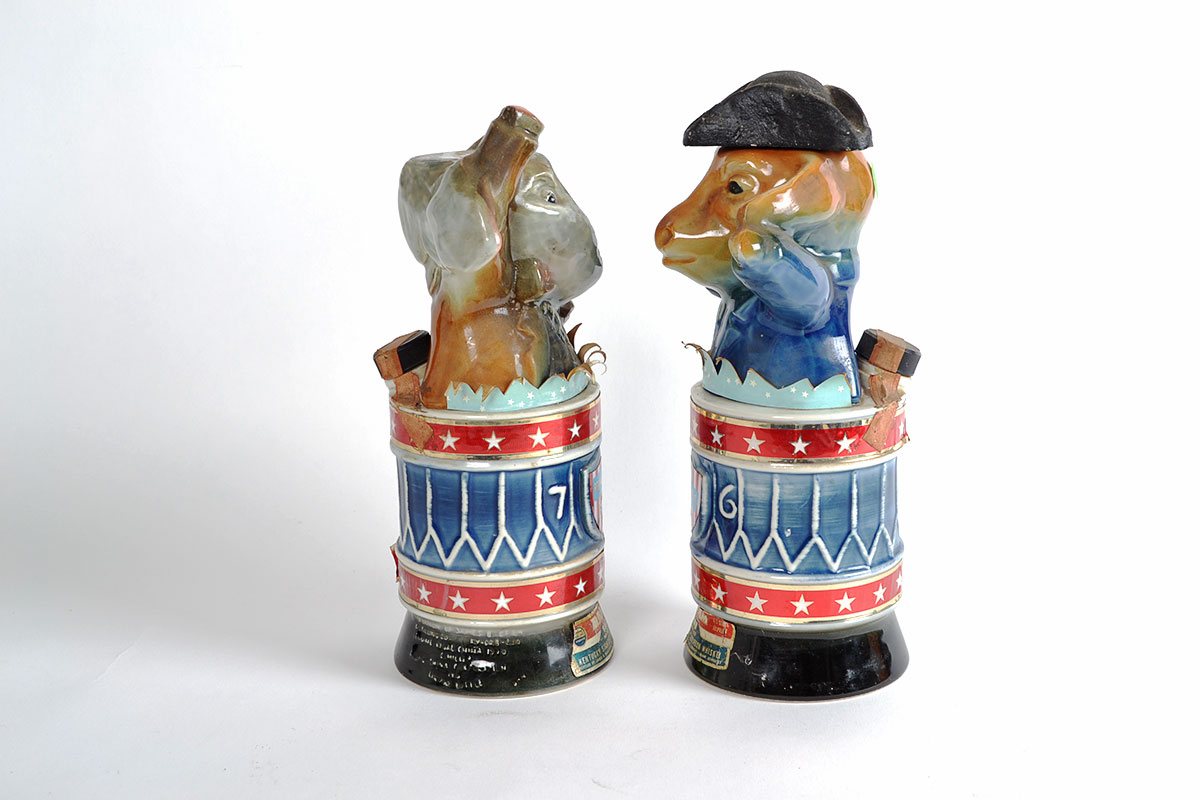 Vintage Jim Beam Liquor Bottles