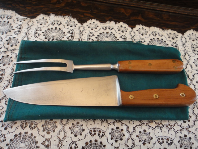 Vintage ED Wusthof Solingen Germany Knife and Fork Set