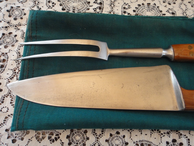 Vintage ED Wusthof Solingen Germany Knife and Fork Set