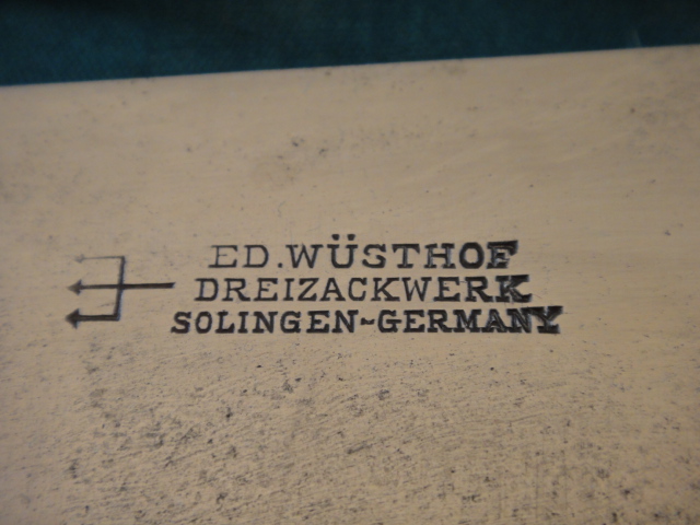 Vintage ED Wusthof Solingen Germany Knife and Fork Set