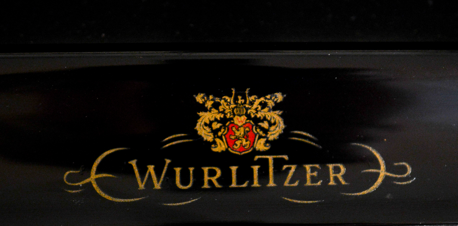 Vintage Black Upright Wurlitzer Piano