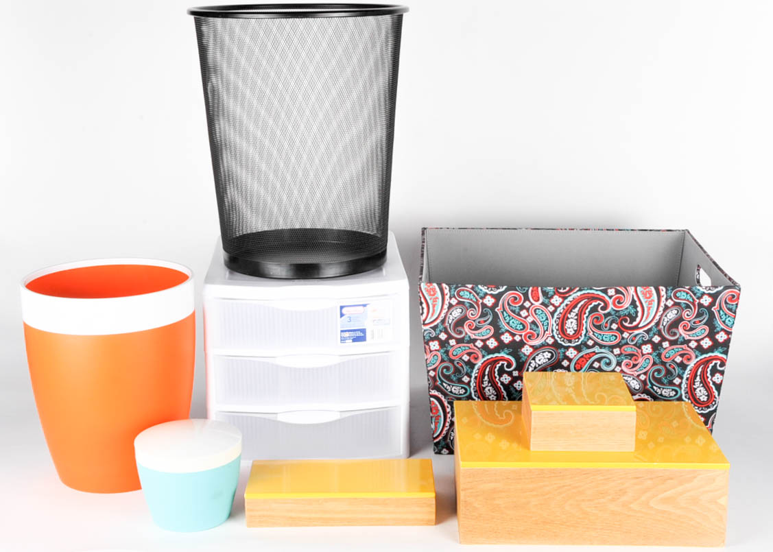 Assortment of Storage Items