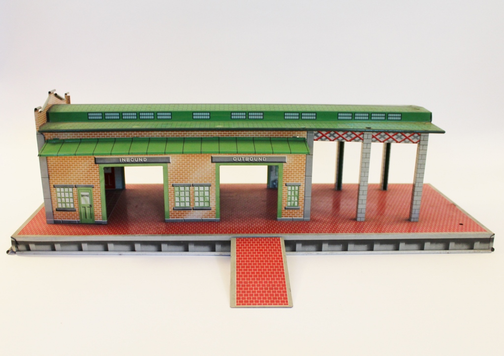 Marx Post War Tin Lithograph Freight Terminal