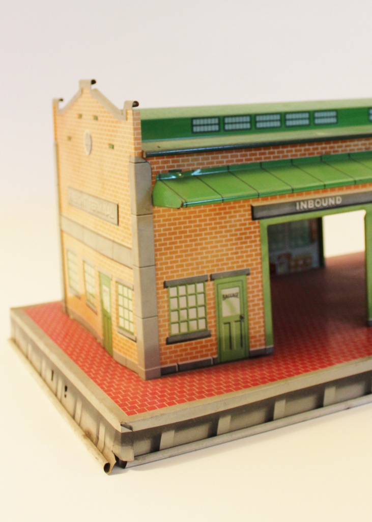 Marx Post War Tin Lithograph Freight Terminal