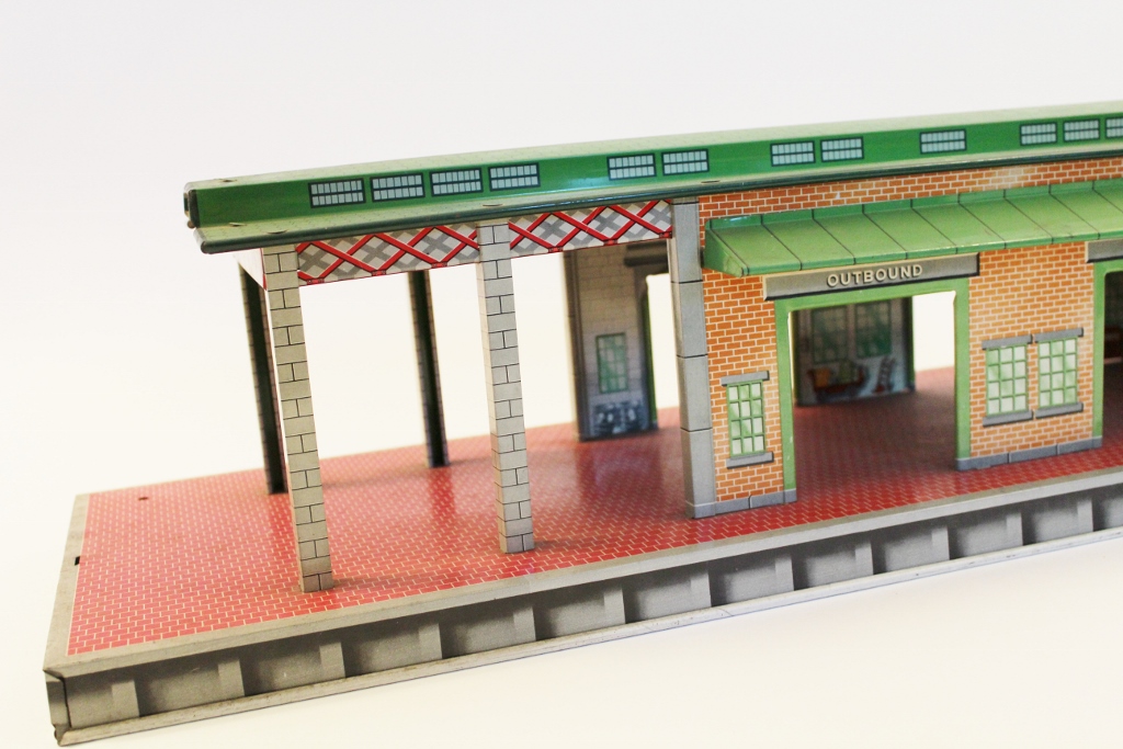 Marx Post War Tin Lithograph Freight Terminal