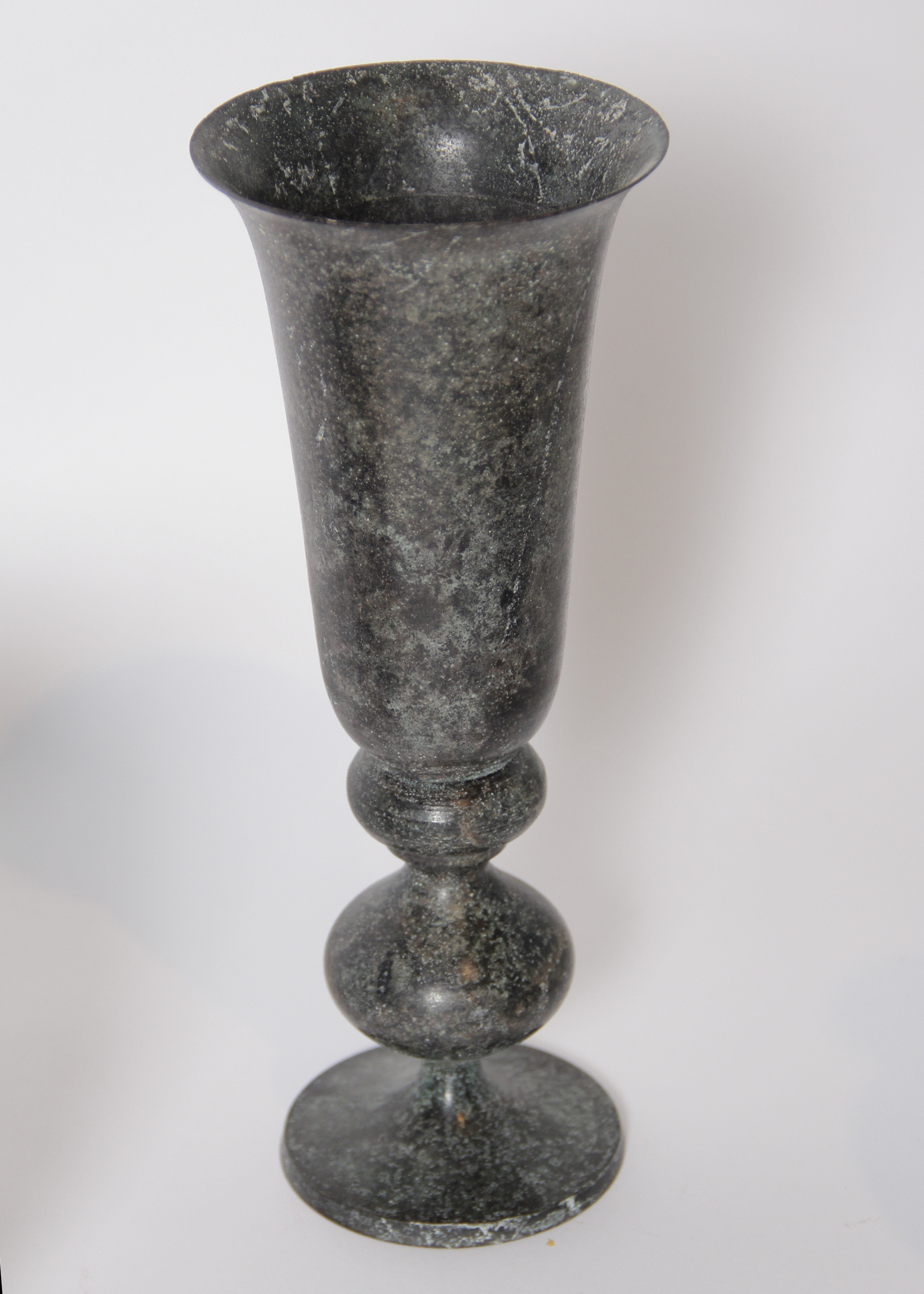 Trio of Patinated Japanese Vases