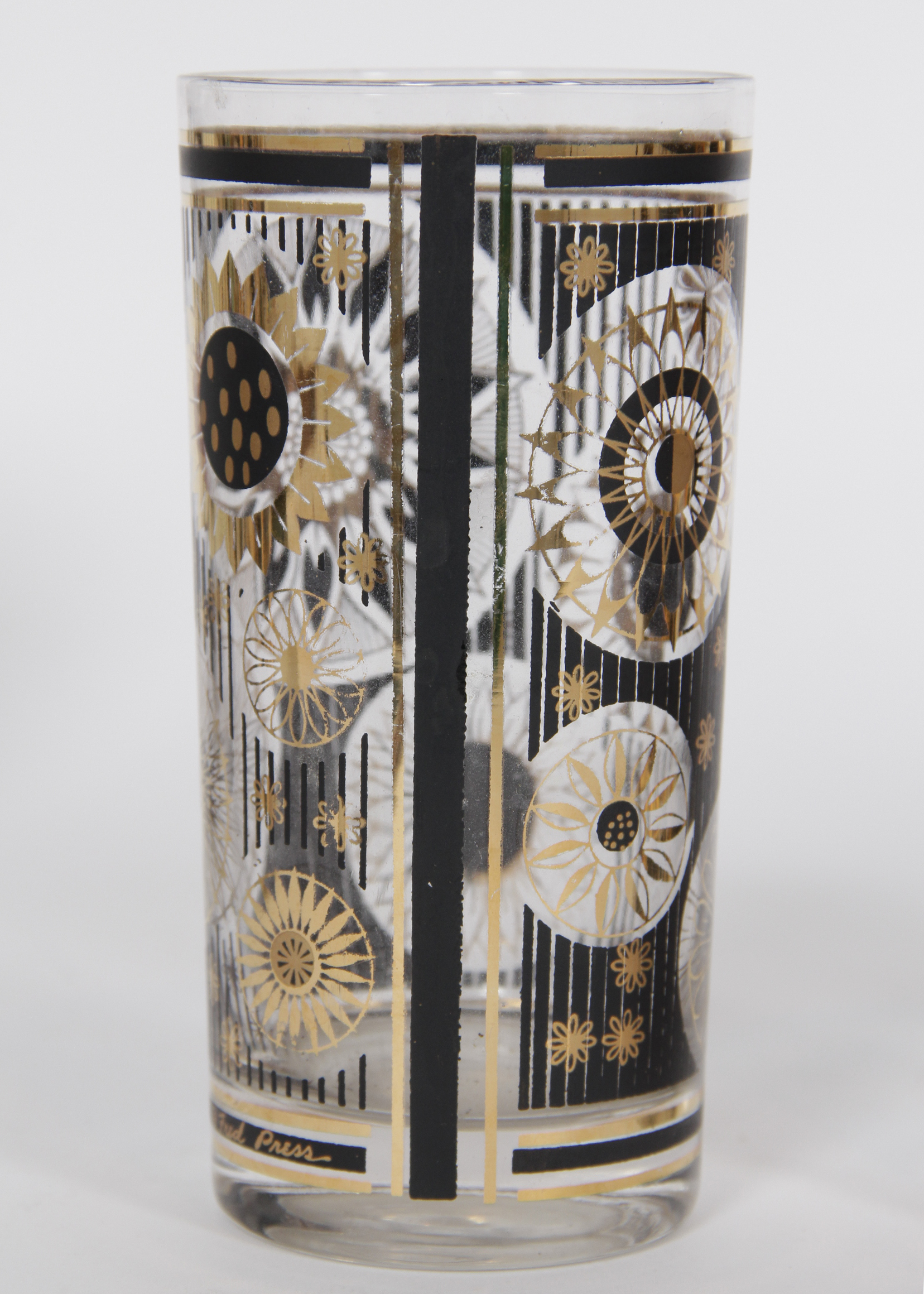 Fred Press Mid Century Modern Cocktail Glasses