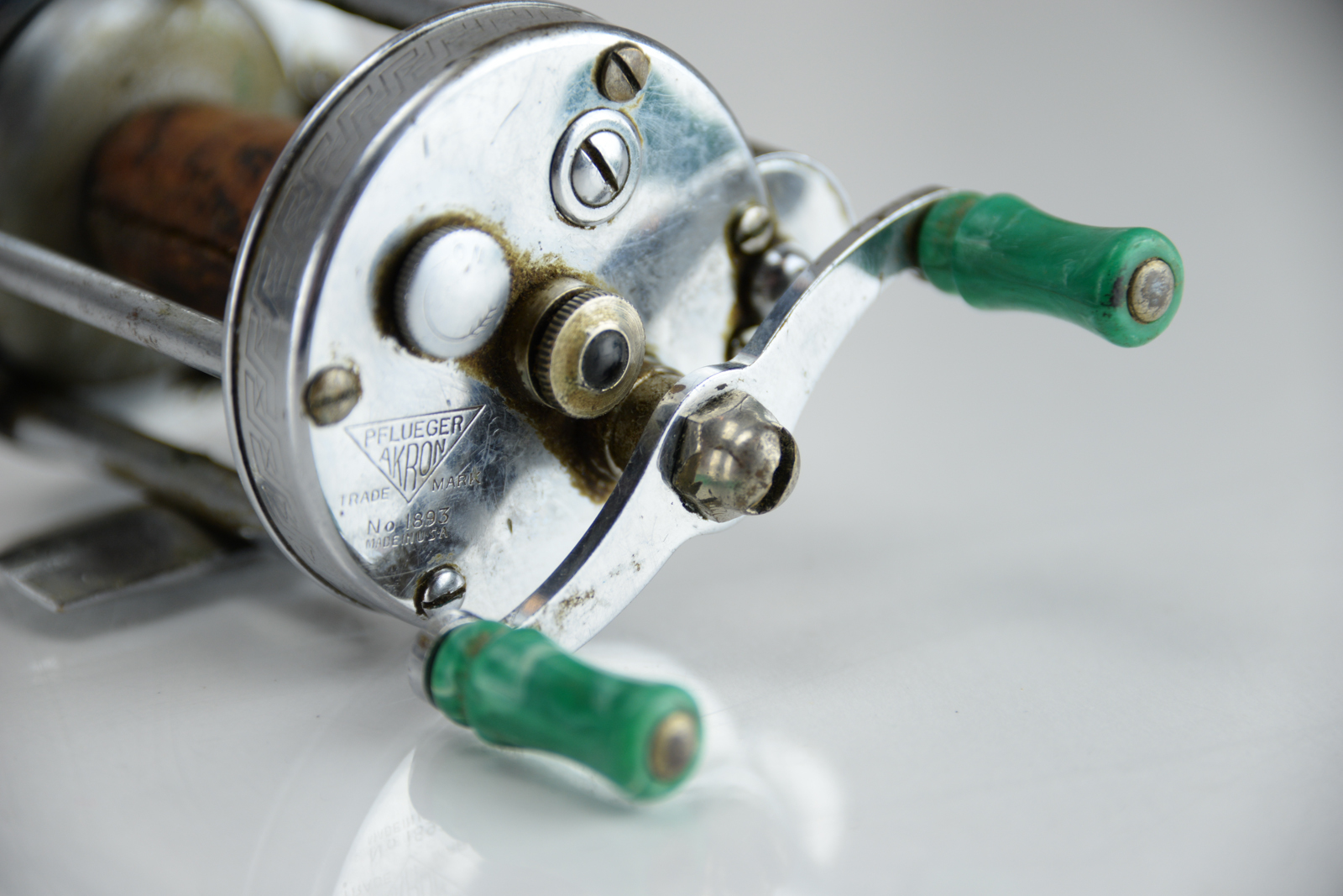 Collection of Pfleuger and J.C. Higgins Vintage Fishing Reels