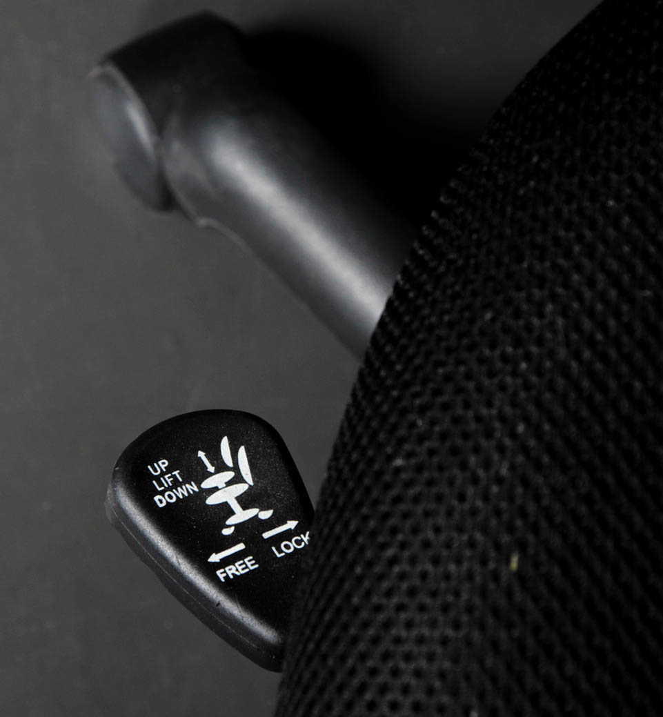 Black Rolling Office Chair