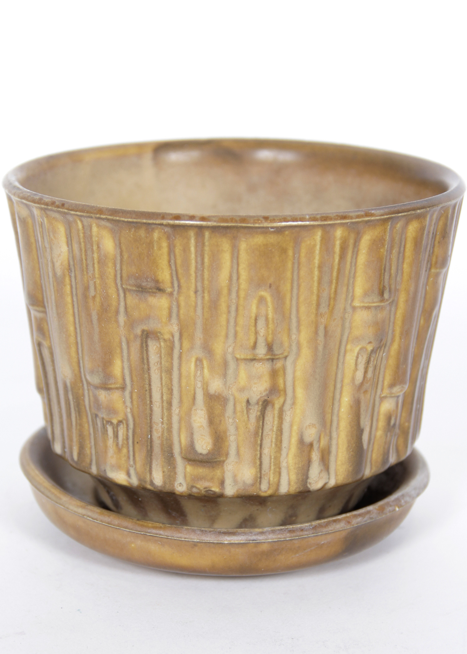 Iron Basket Frog, McCoy Planter and Iron