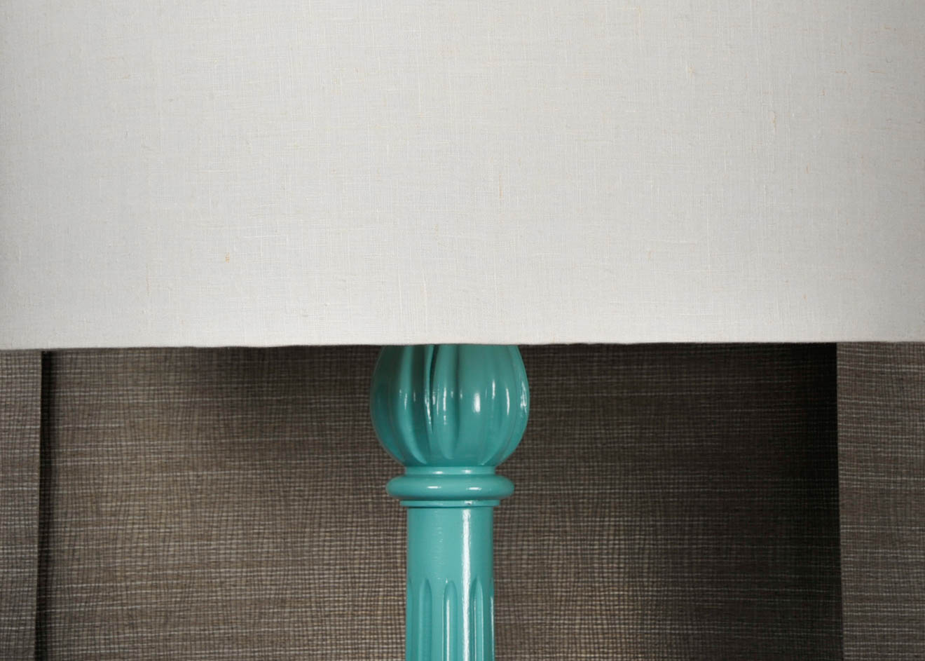 Teal Floor Lamp