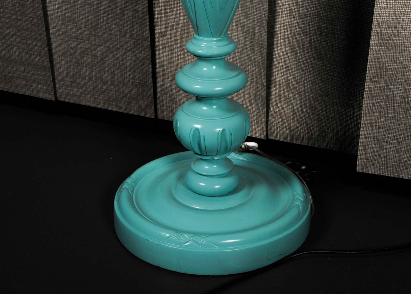 Teal Floor Lamp