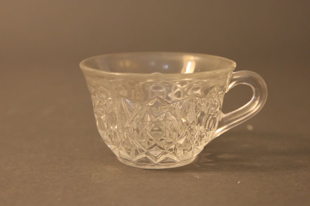 Assortment of Pressed Glass Kitchen Items