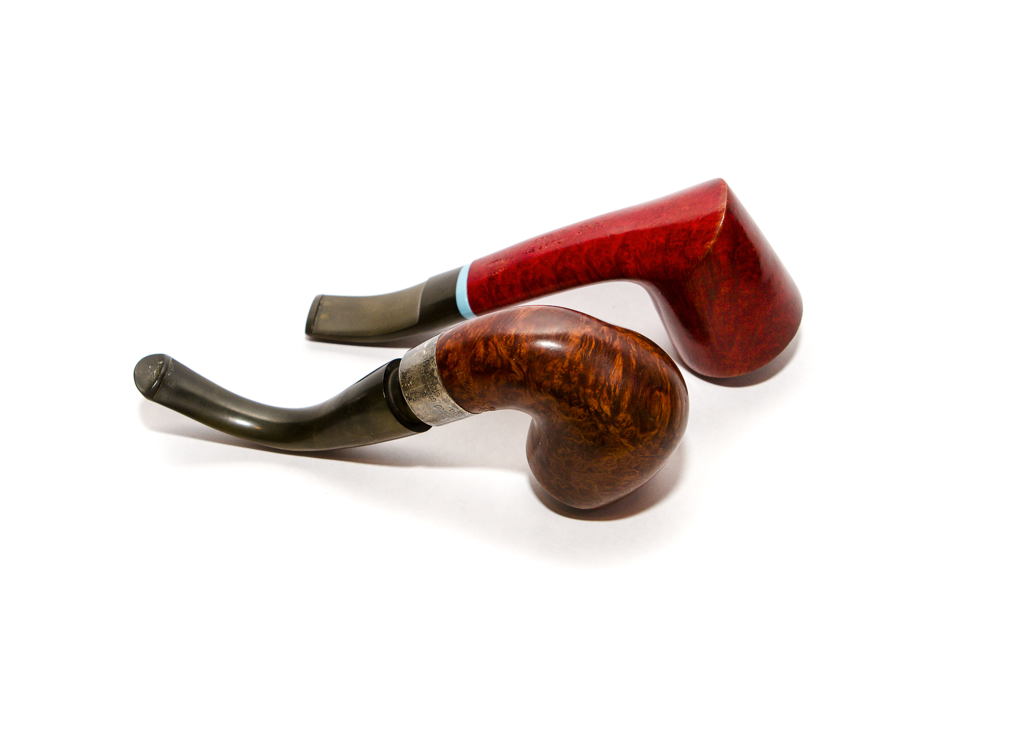 Pair of English and Irish Smoking Pipes