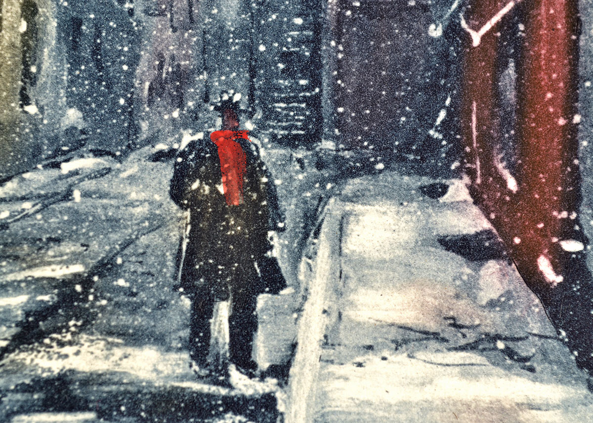 Vintage Hand Colored Etchings by Marcel Julien Baron