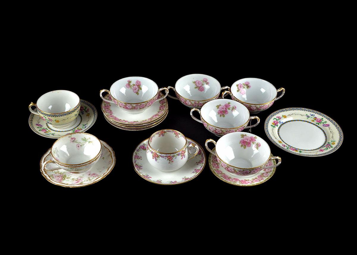A Collection of Mixed Haviland Limoges China