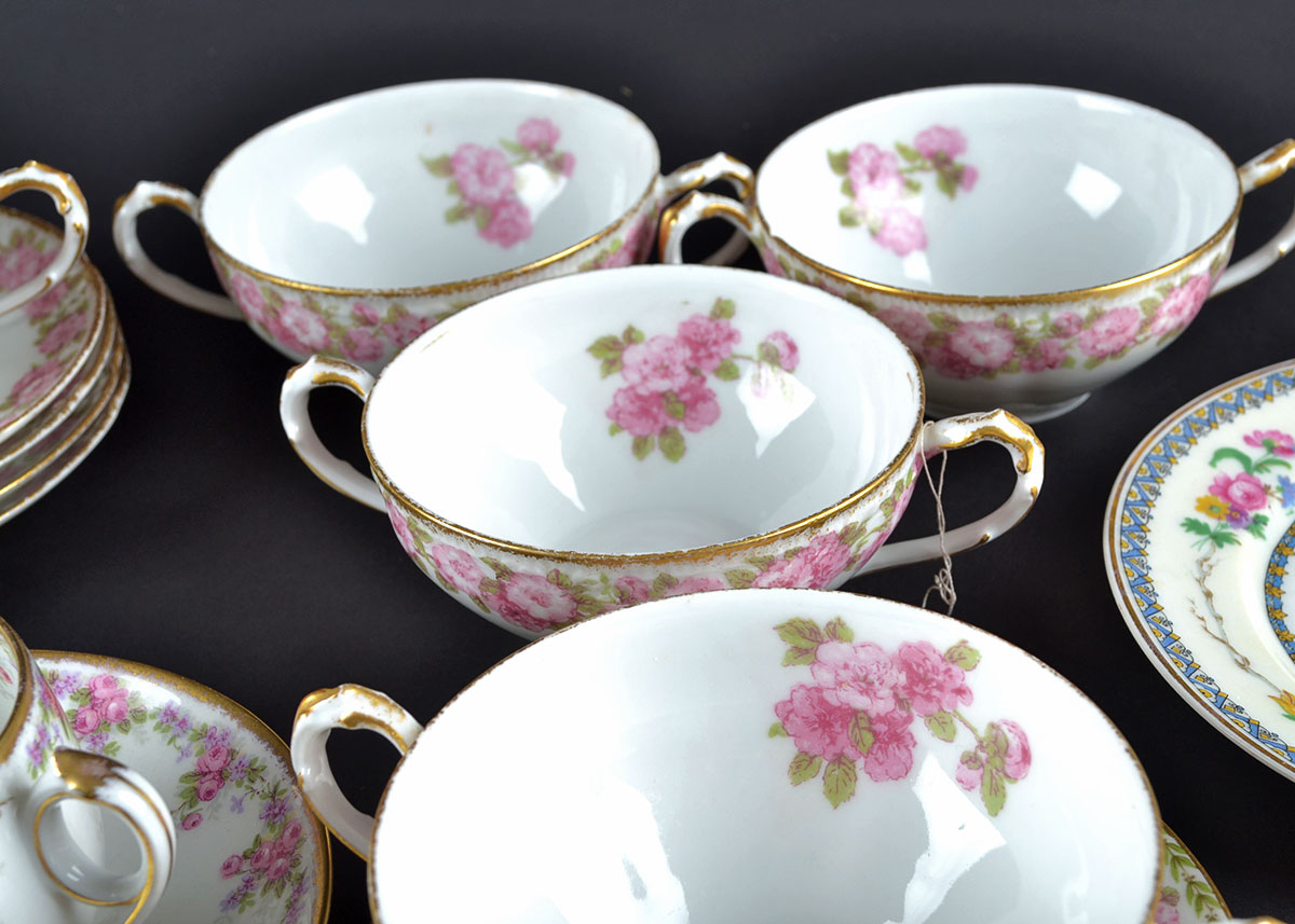 A Collection of Mixed Haviland Limoges China