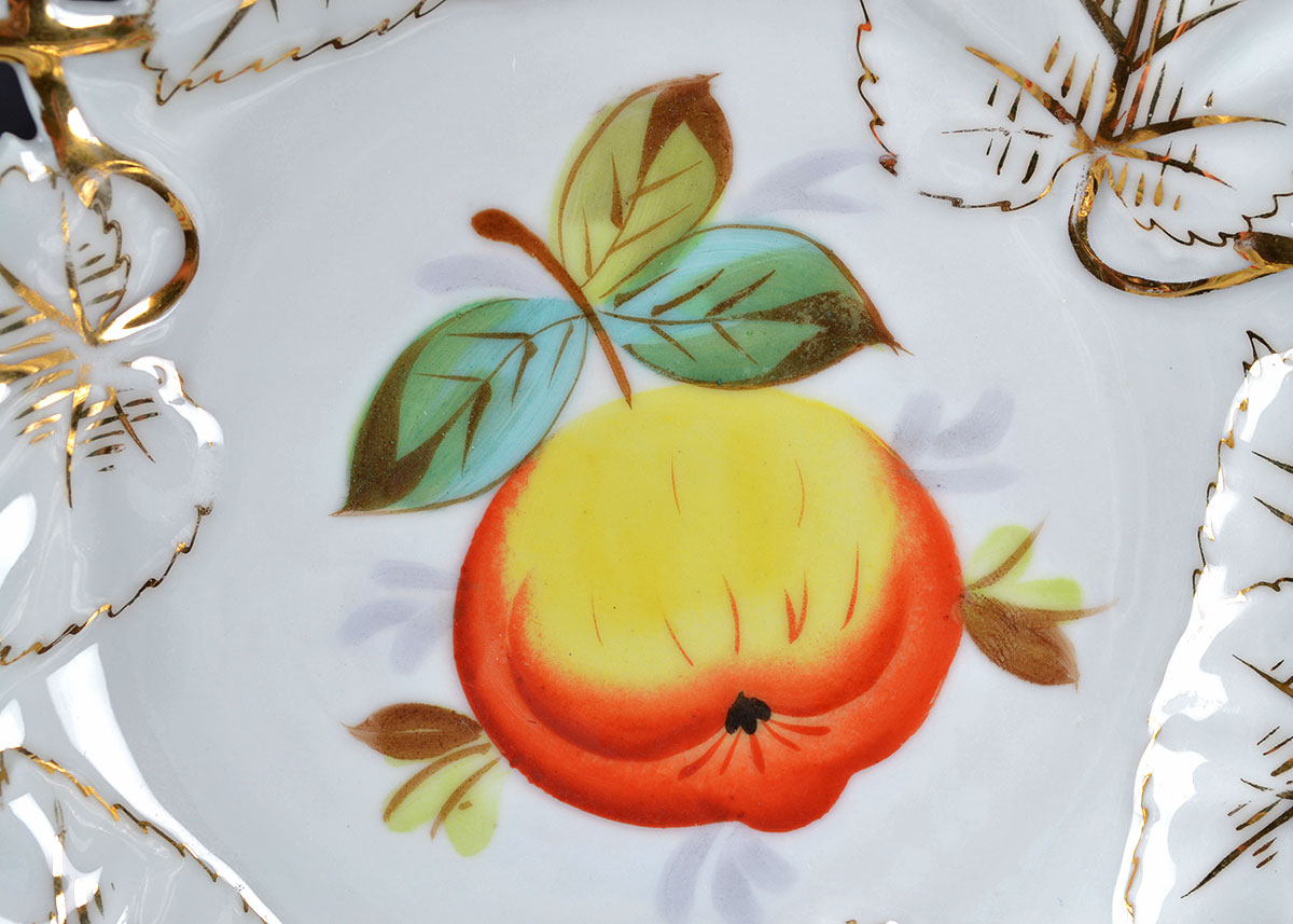 Collection of Lace Edged Plates