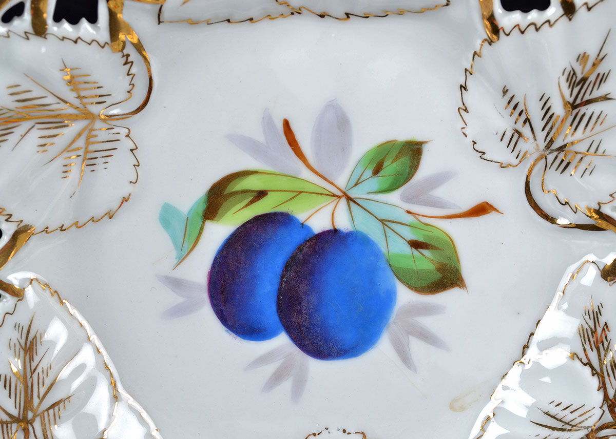 Collection of Lace Edged Plates