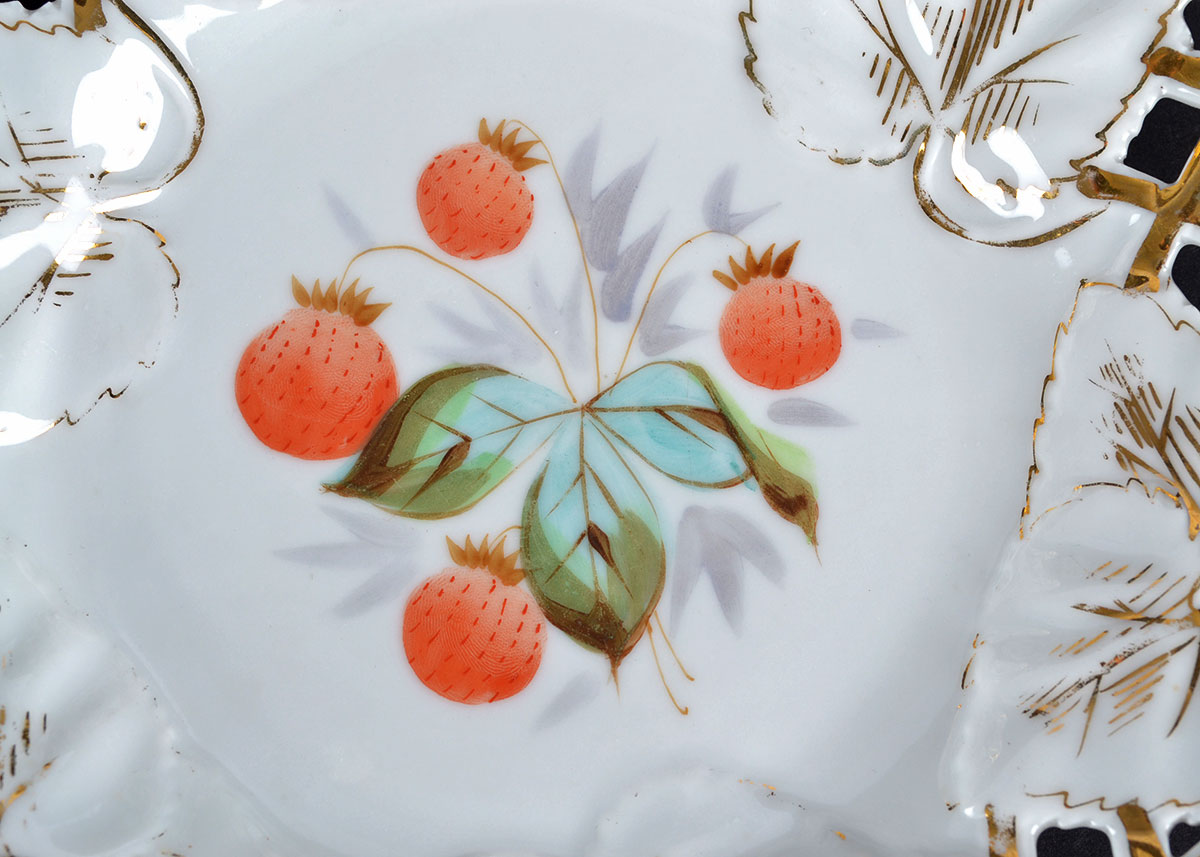 Collection of Lace Edged Plates