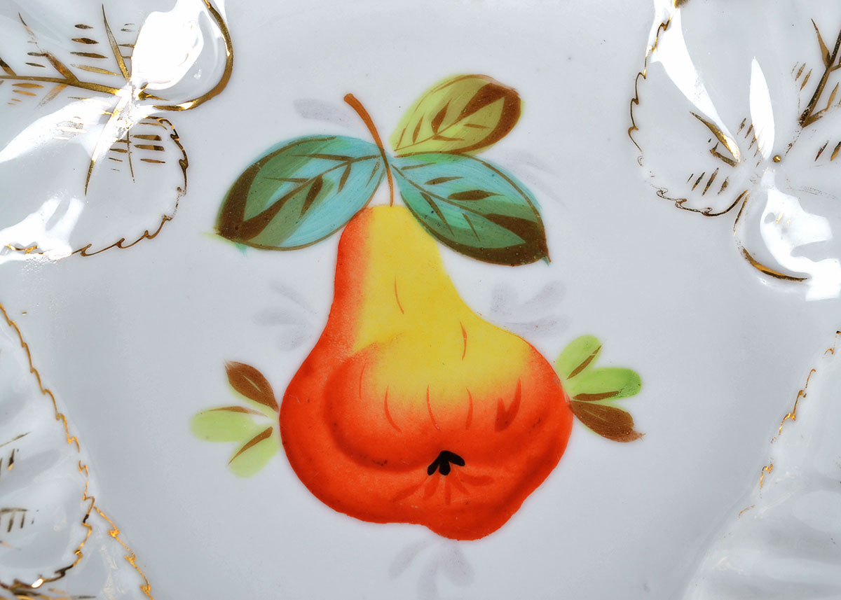 Collection of Lace Edged Plates