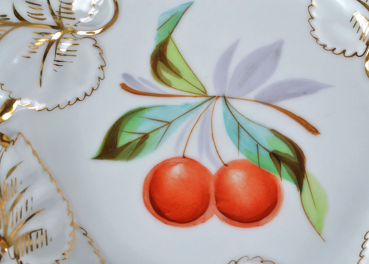 Collection of Lace Edged Plates