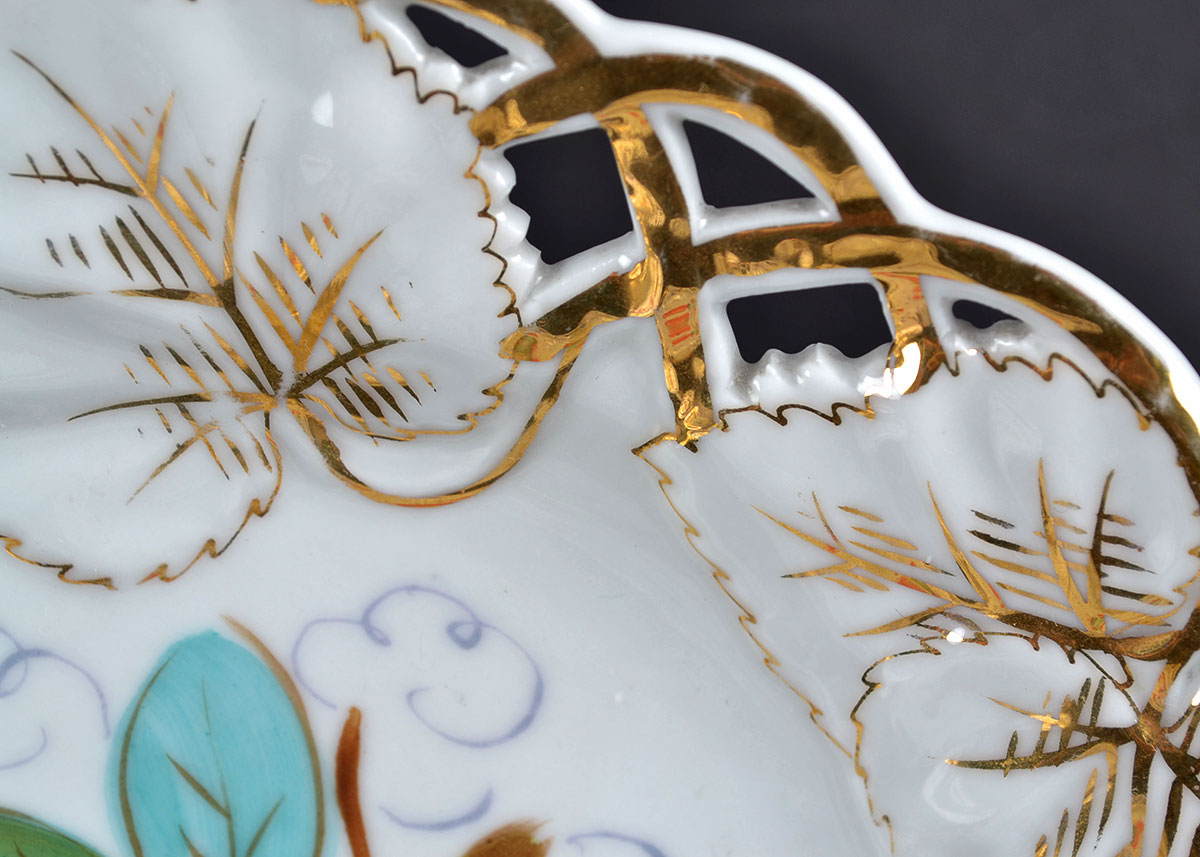 Collection of Lace Edged Plates