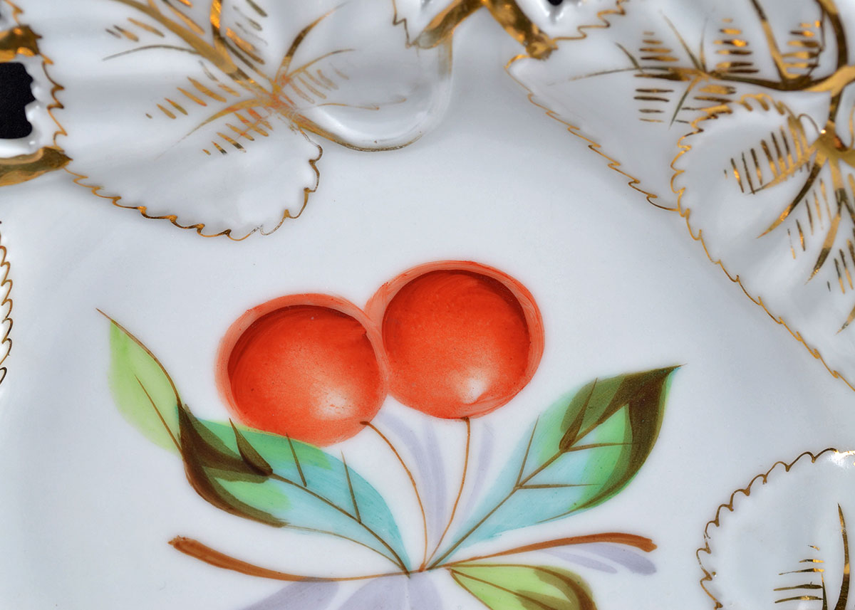 Collection of Lace Edged Plates