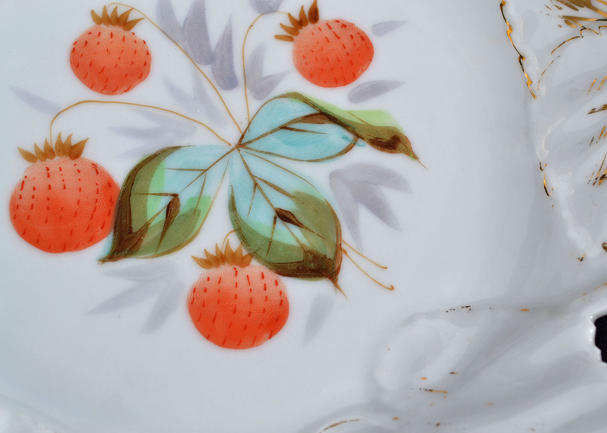 Collection of Lace Edged Plates