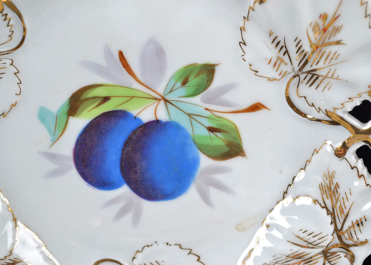 Collection of Lace Edged Plates